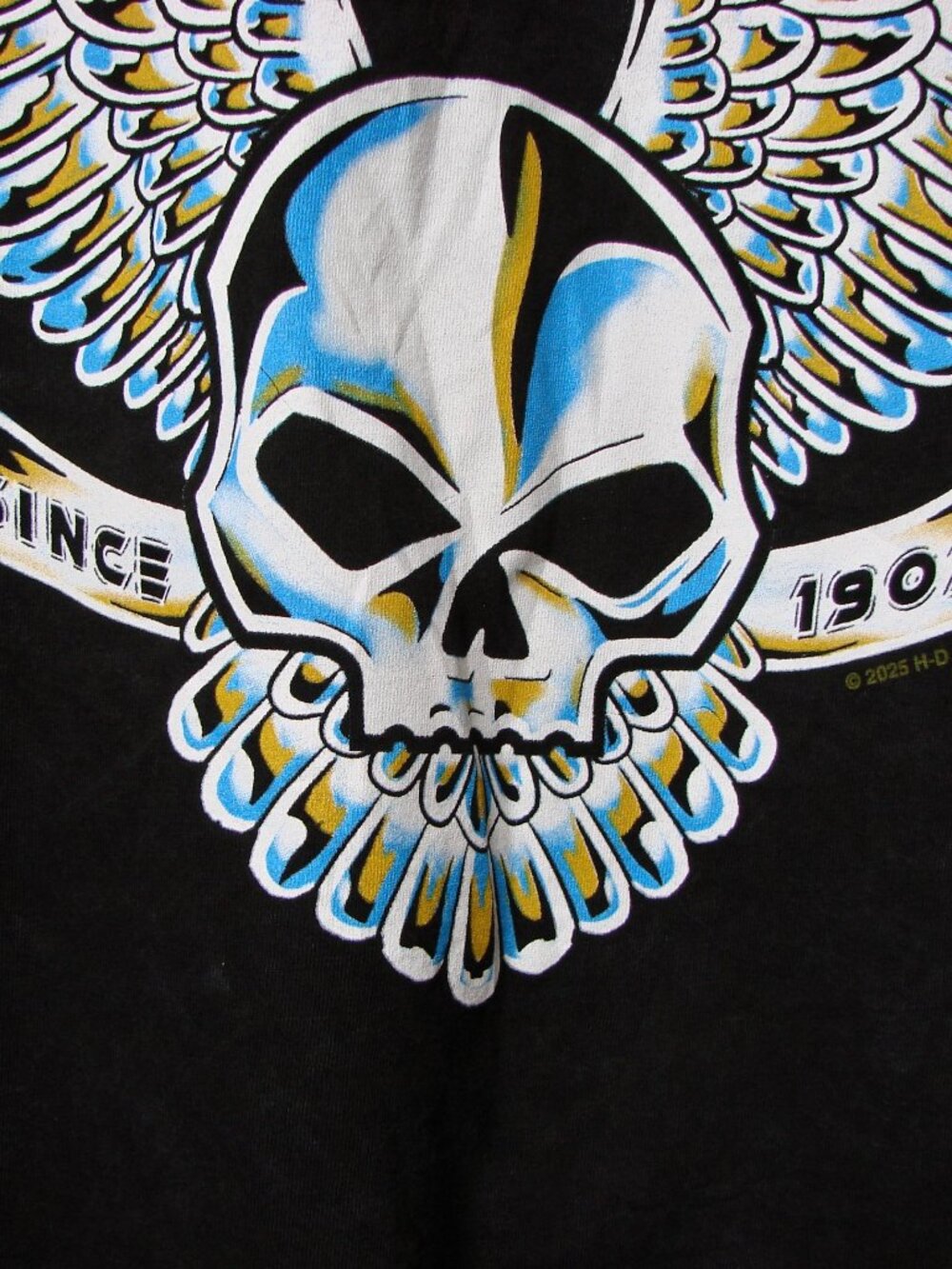 Harley Davidson Motorcyles Muscle Tank Top Sleeveless Texas Skull Wings XL 2XL - Picture 8 of 16